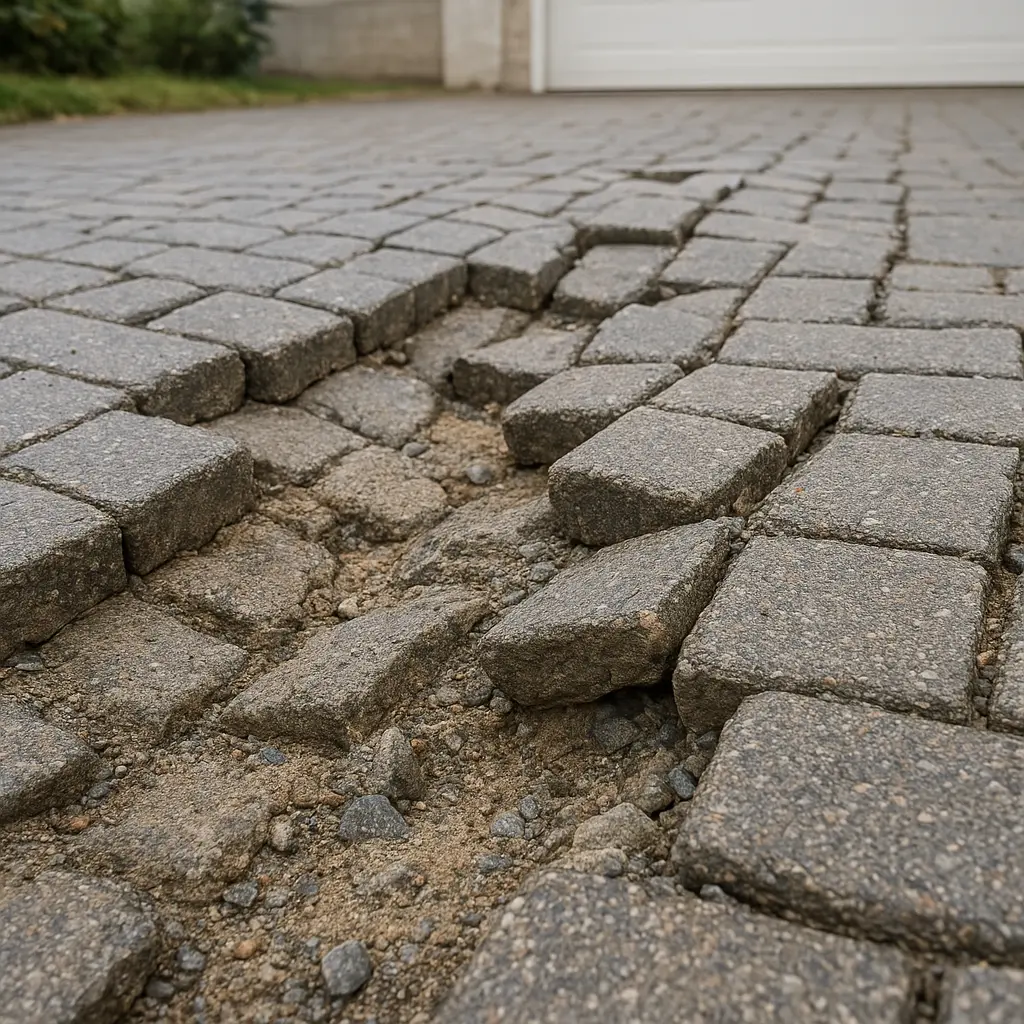 Pflasterarbeiten Augsburg: Spurrillen & Absenkungen ausgleichen